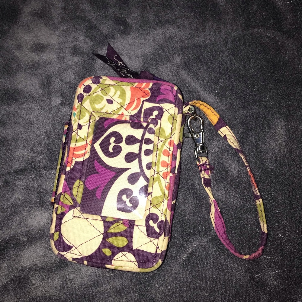 Vera Bradley Plum Crazy Wristlet
